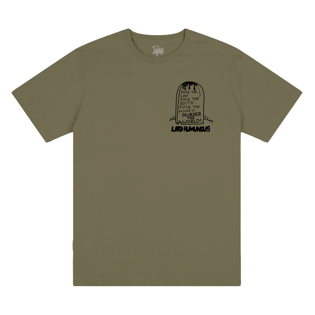 Murder the World Tee - Military Green