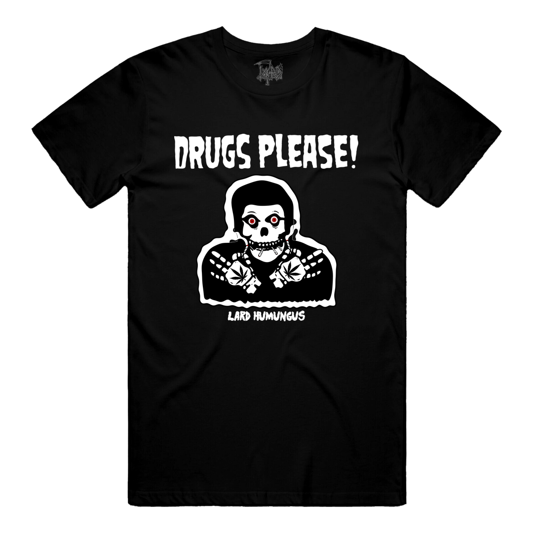 Drugs Please! Black T-Shirt