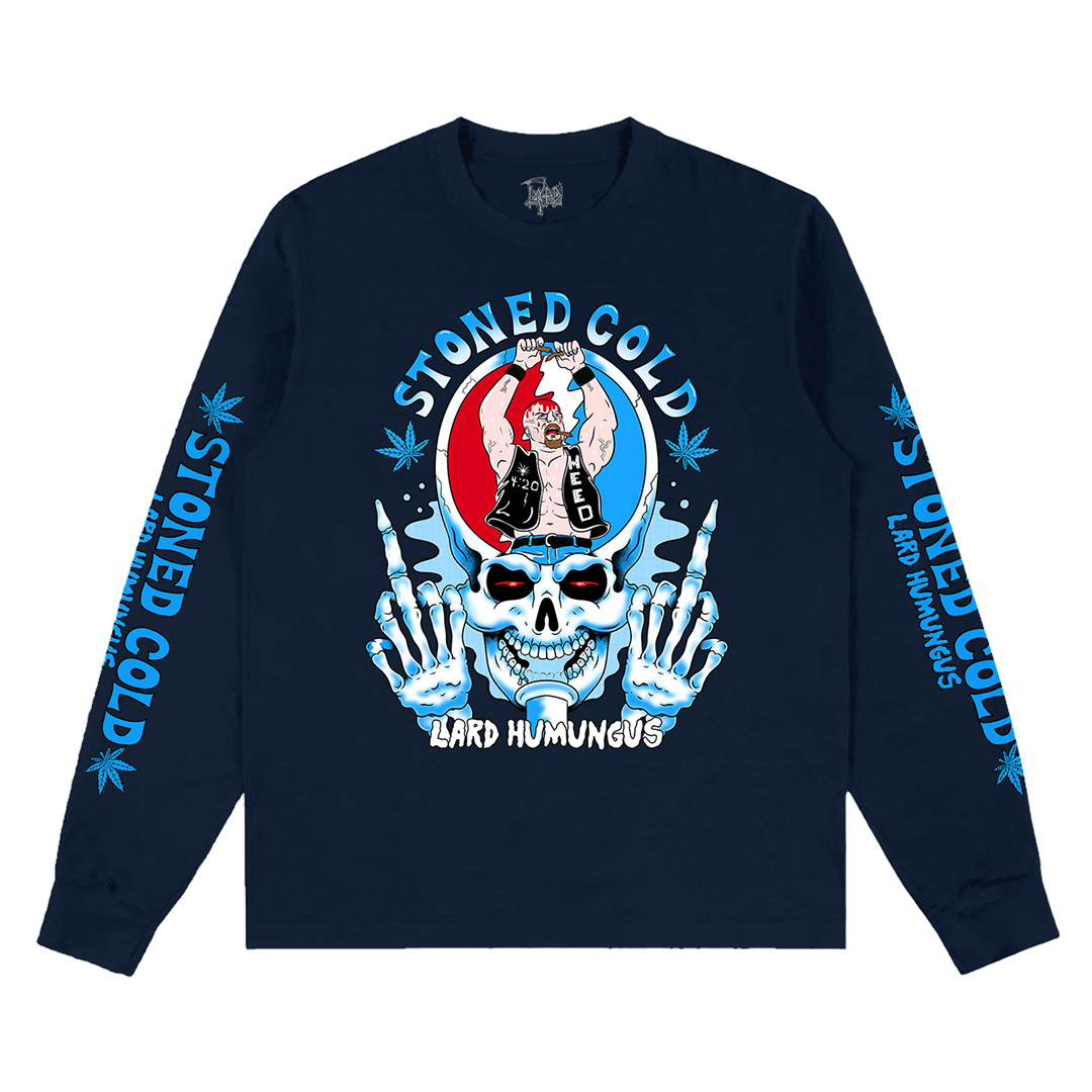 Stoned Cold Long Sleeve - Navy