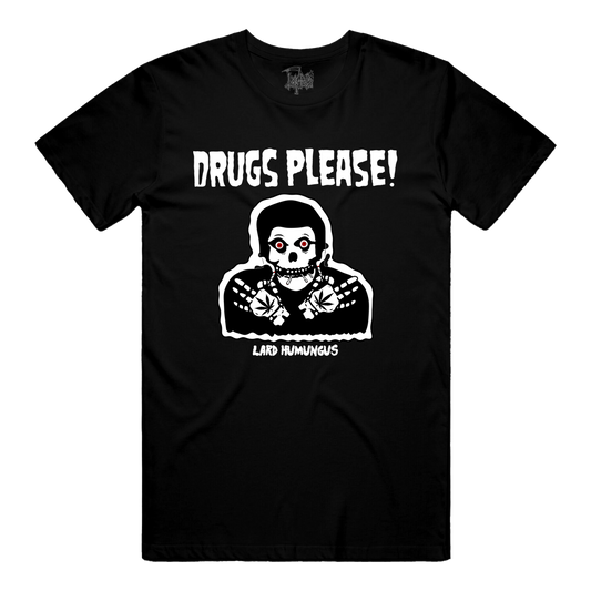 Drugs Please! Black T-Shirt