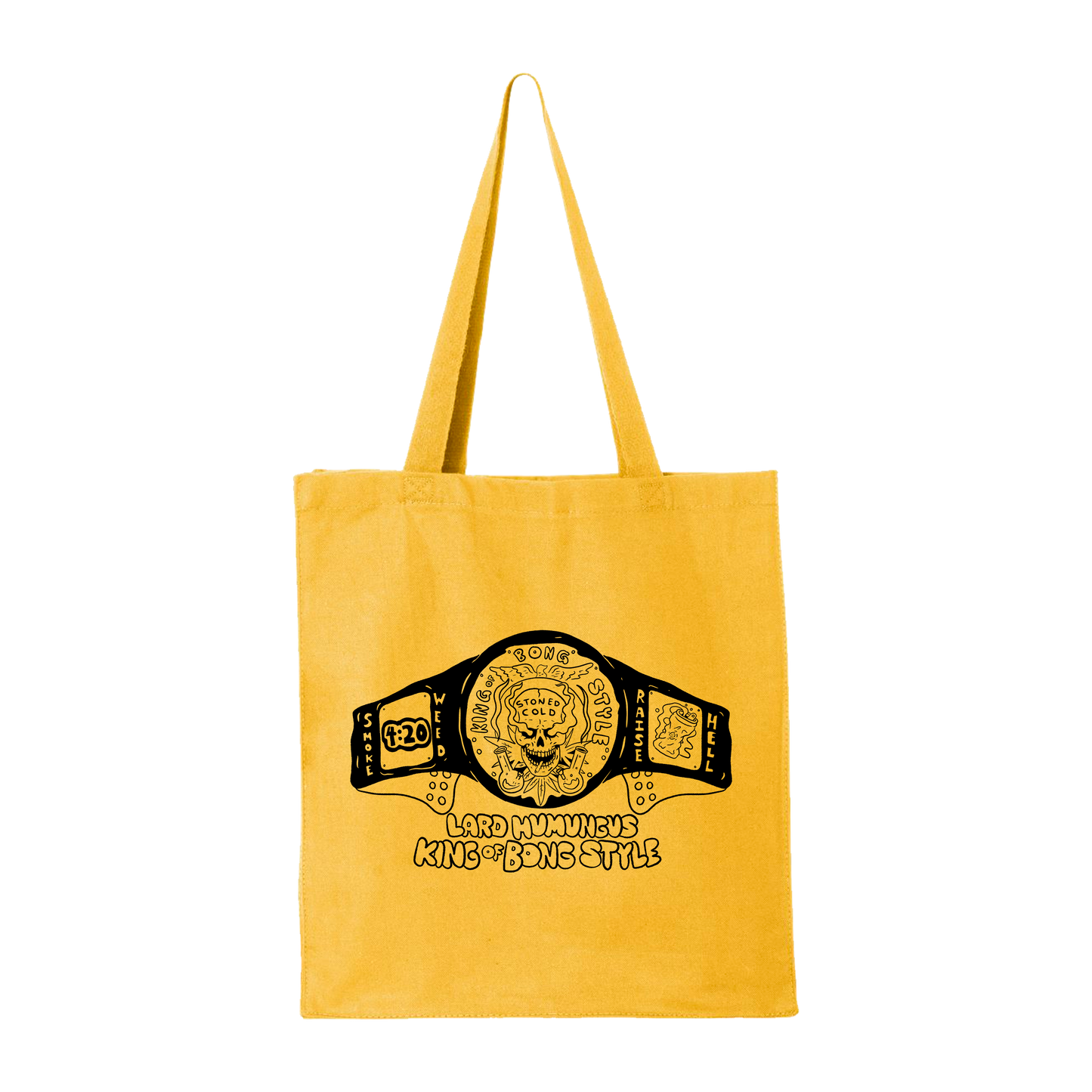 King of Bong Style Tote - Yellow