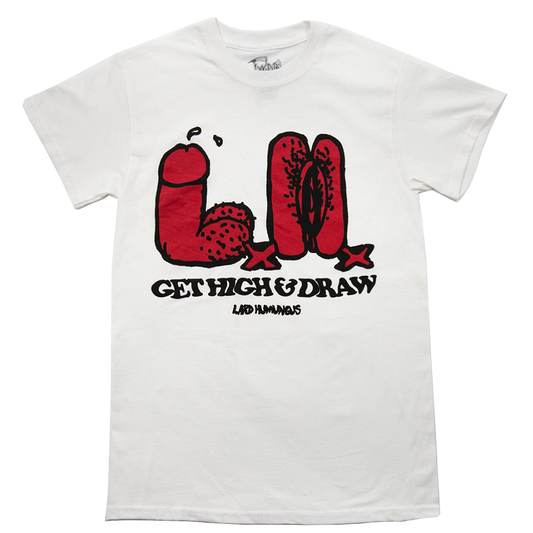 Get High and Draw - T-Shirt - White